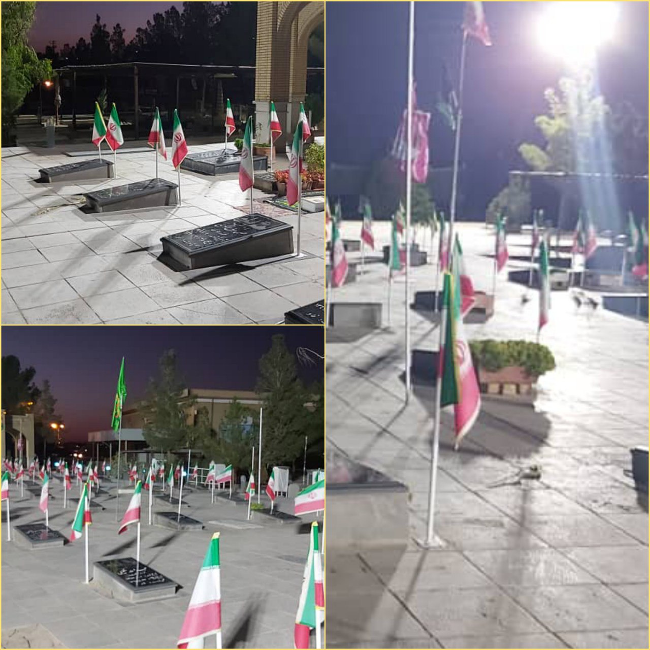 🔰 عملیات اجرای روشنایی گلزار شهدای شهر ورزنه توسط شهرداری ورزنه انجام گرفت.